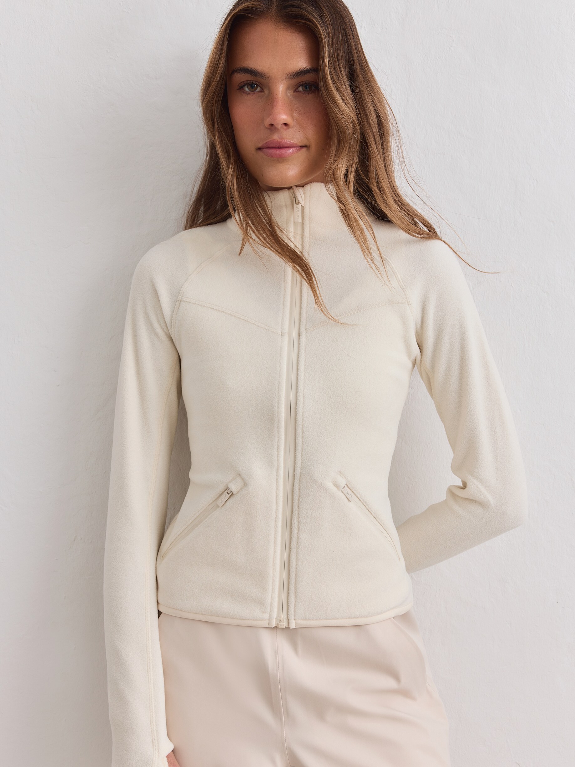 AIM&acute;N, STRETCH FLEECE ZIP JACKET