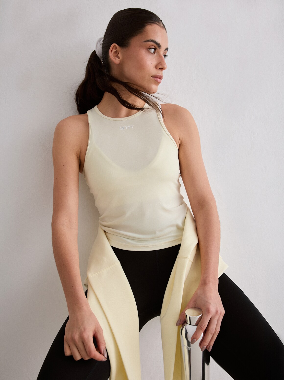 
AIM&acute;N, 
Soft Basic Singlet, 
Detail 1
