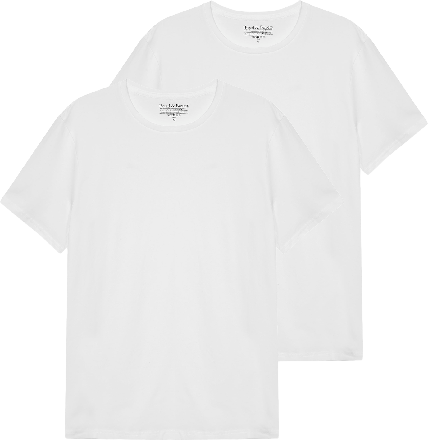 
BREAD & BOXERS, 
2 PACK CREW NECK, 
Detail 1
