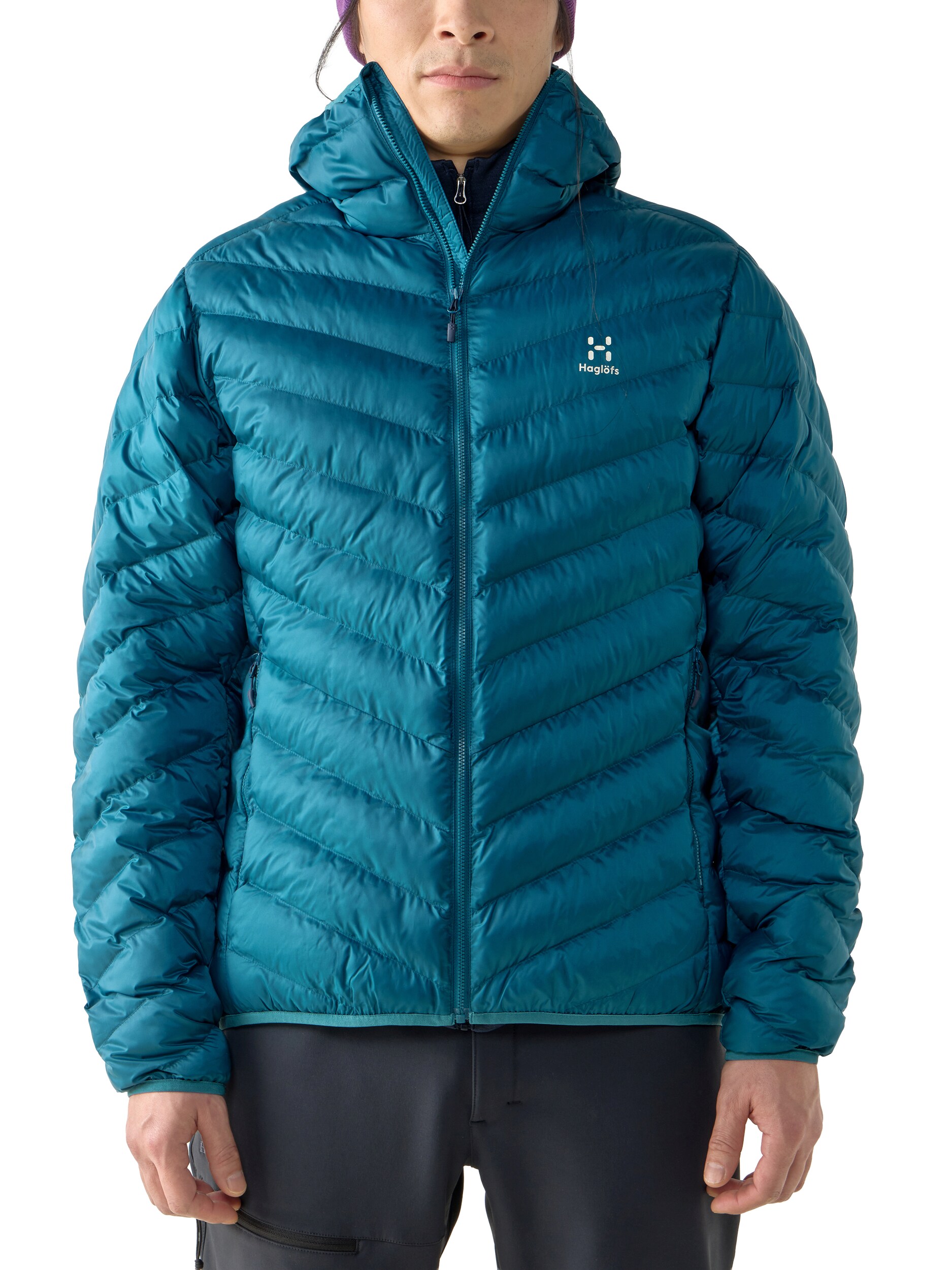 
HAGL&Ouml;FS, 
S&Auml;RNA MIMIC HOOD JACKET MEN, 
Detail 1
