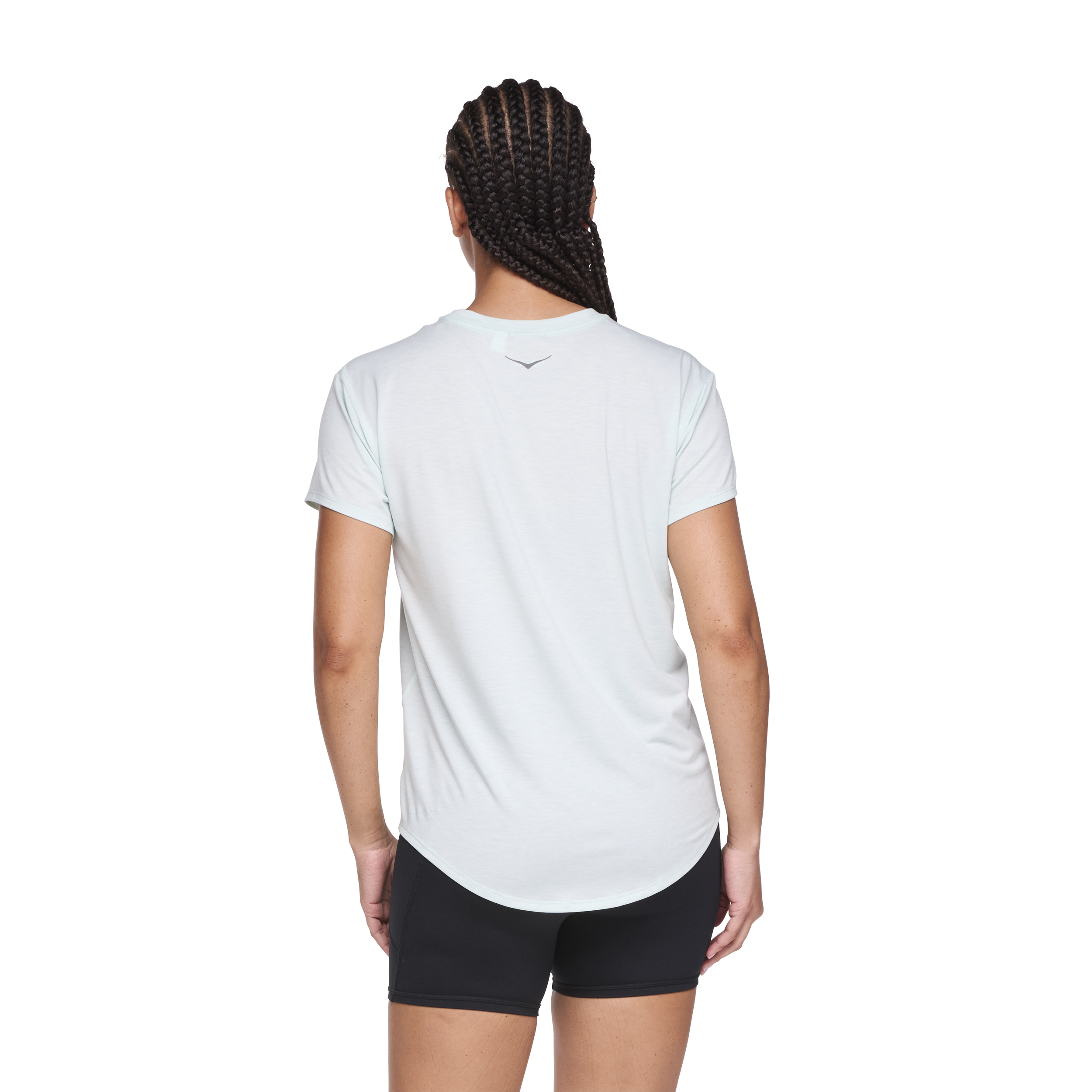 HOKA, W&nbsp;hoka&nbsp;essential&nbsp;tee&nbsp;black&nbsp;l