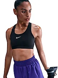 NIKE SWOOSH MEDIUM SUPPORT WOMEN'S - BLACK/WHITE Model01 Small1x1