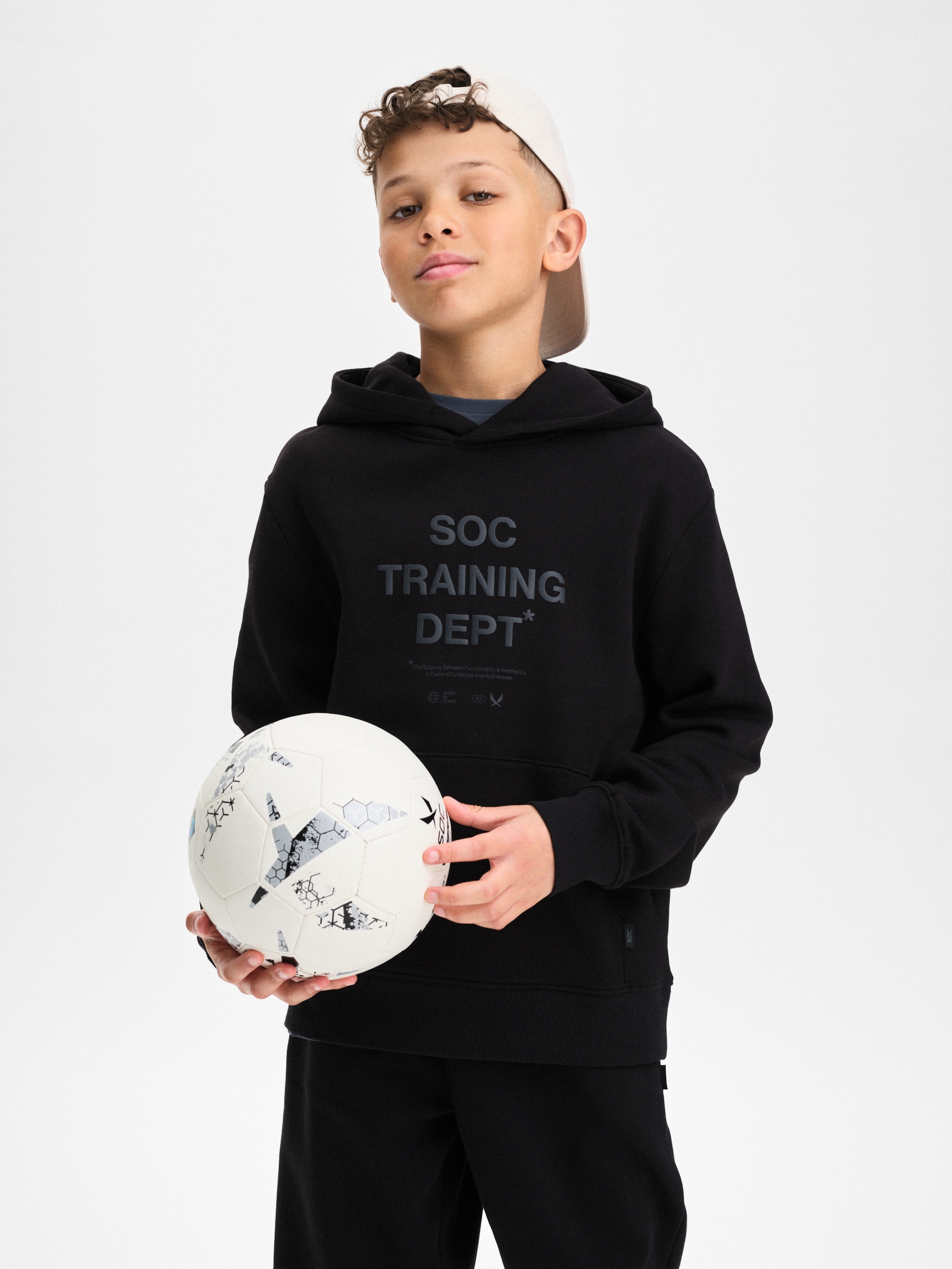 
SOC, 
J VARSITY SWEAT HOOD, 
Detail 1
