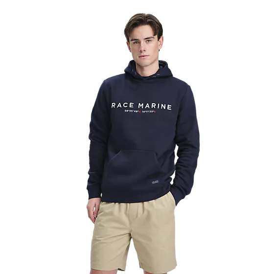 392138101101 RACE MARINE M Sea Logo Hood 392138101101 RACE MARINE M Sea Logo Hood Model01 Detail
