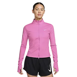 Nike Swift Women's Dri-fit Full-zip - Play Pink/ref Silv Model01 Small1x1
