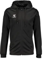 Core Xk Poly Zip Hood - Black Standard Small1x1