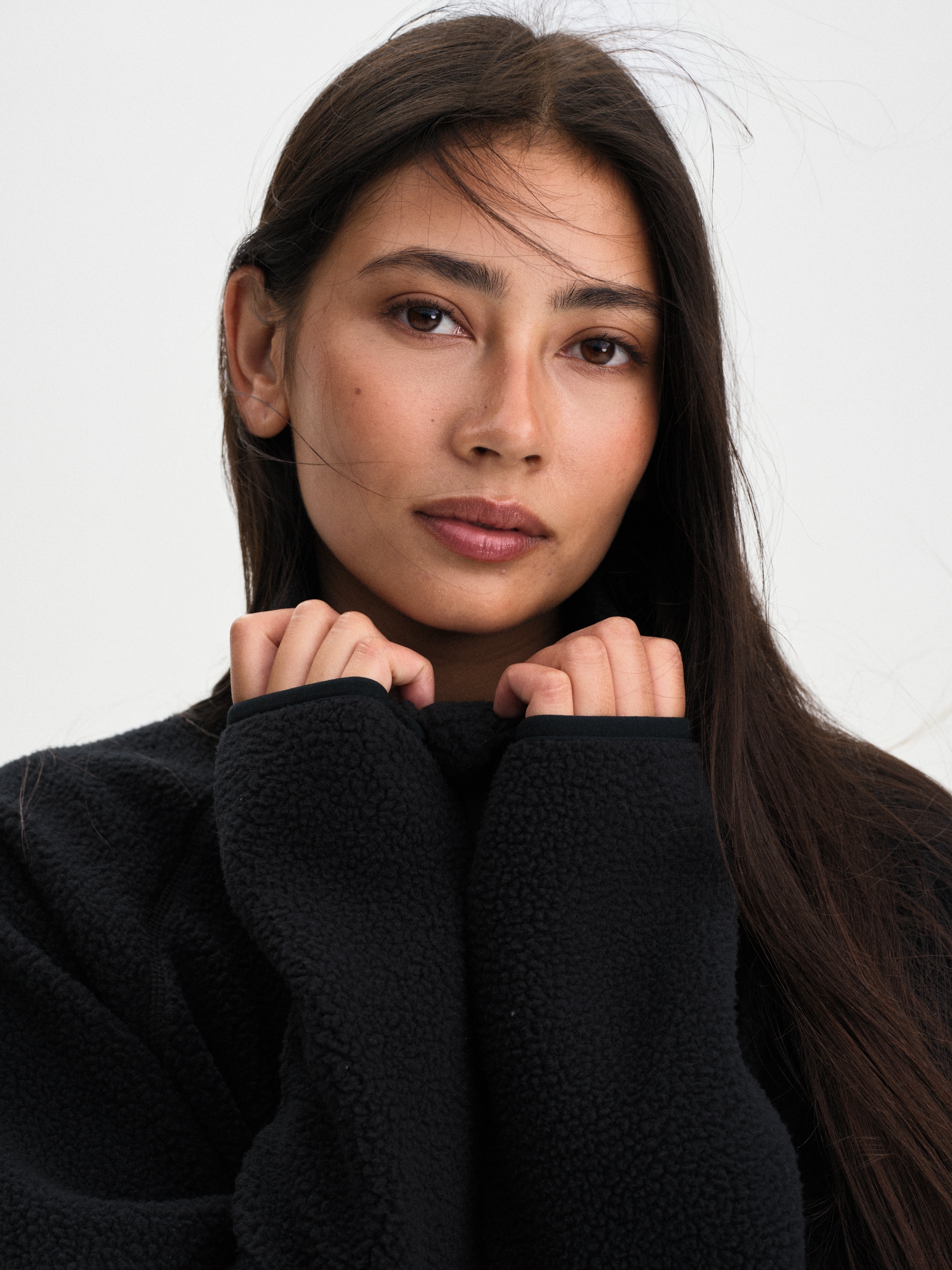 EVEREST, W PILE LONG SHIRT