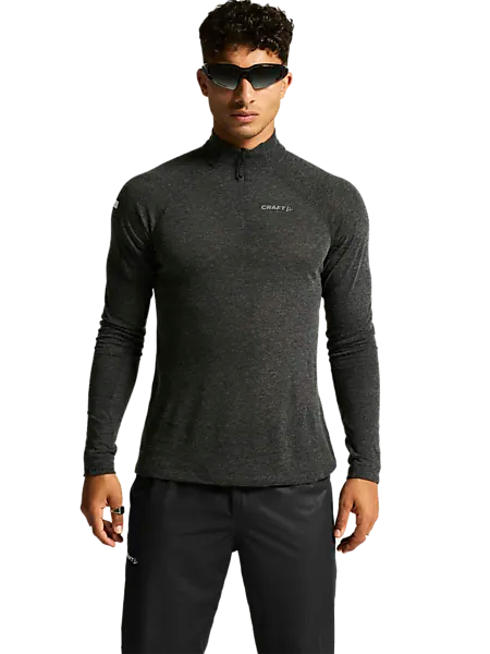 396531105102 CRAFT M Adv Subz Wool Ls Tee 3 396531105102 CRAFT M Adv Subz Wool Ls Tee 3 Model01 Detail