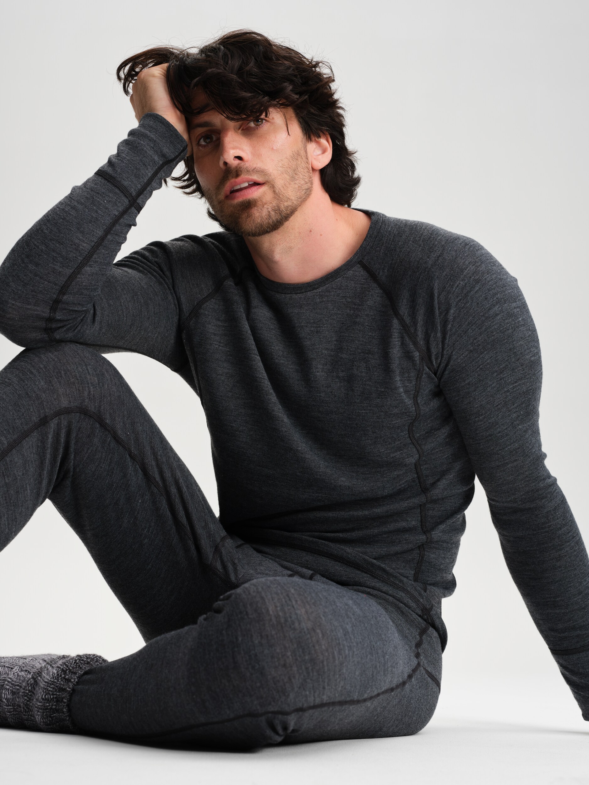 EVEREST, M Wool Uw Shirt 2