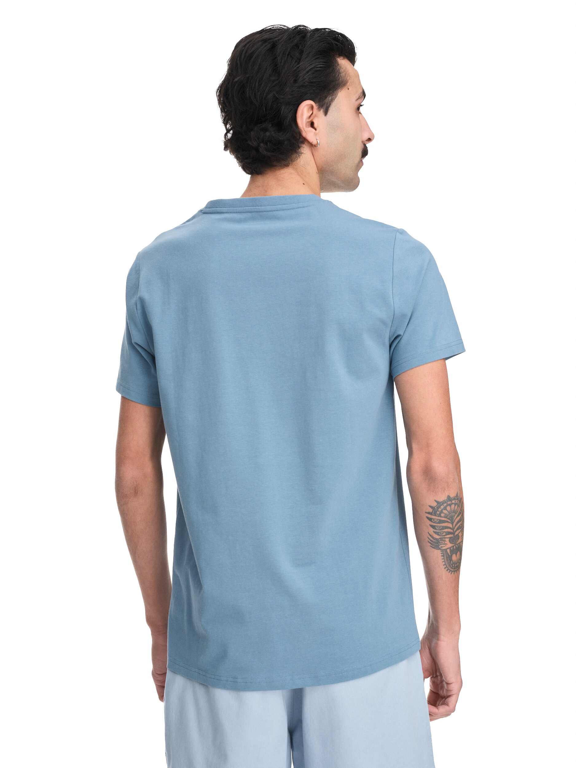 GUL&BL&Aring;, PRIME R-NECK TEE M