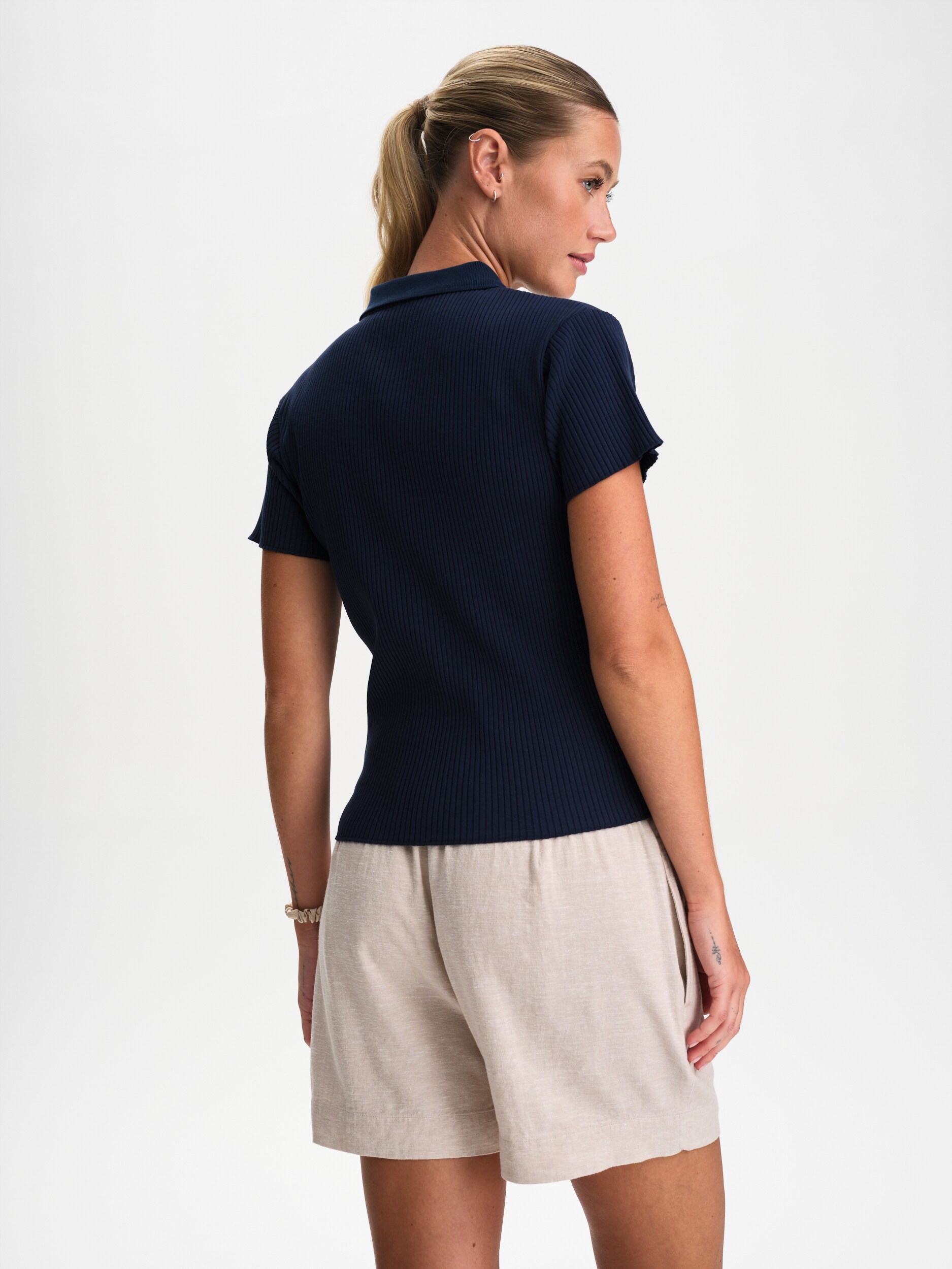 RACE MARINE, W OCEAN RIB PIQUE