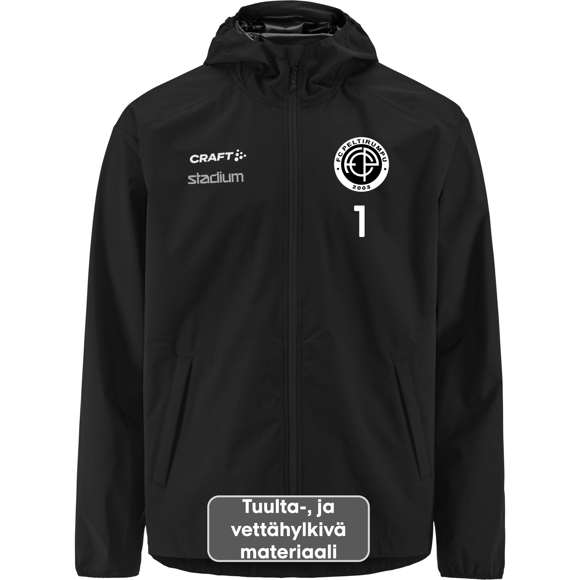 
CRAFT, 
SQUAD GO WEATHER JACKET, 
Detail 1
